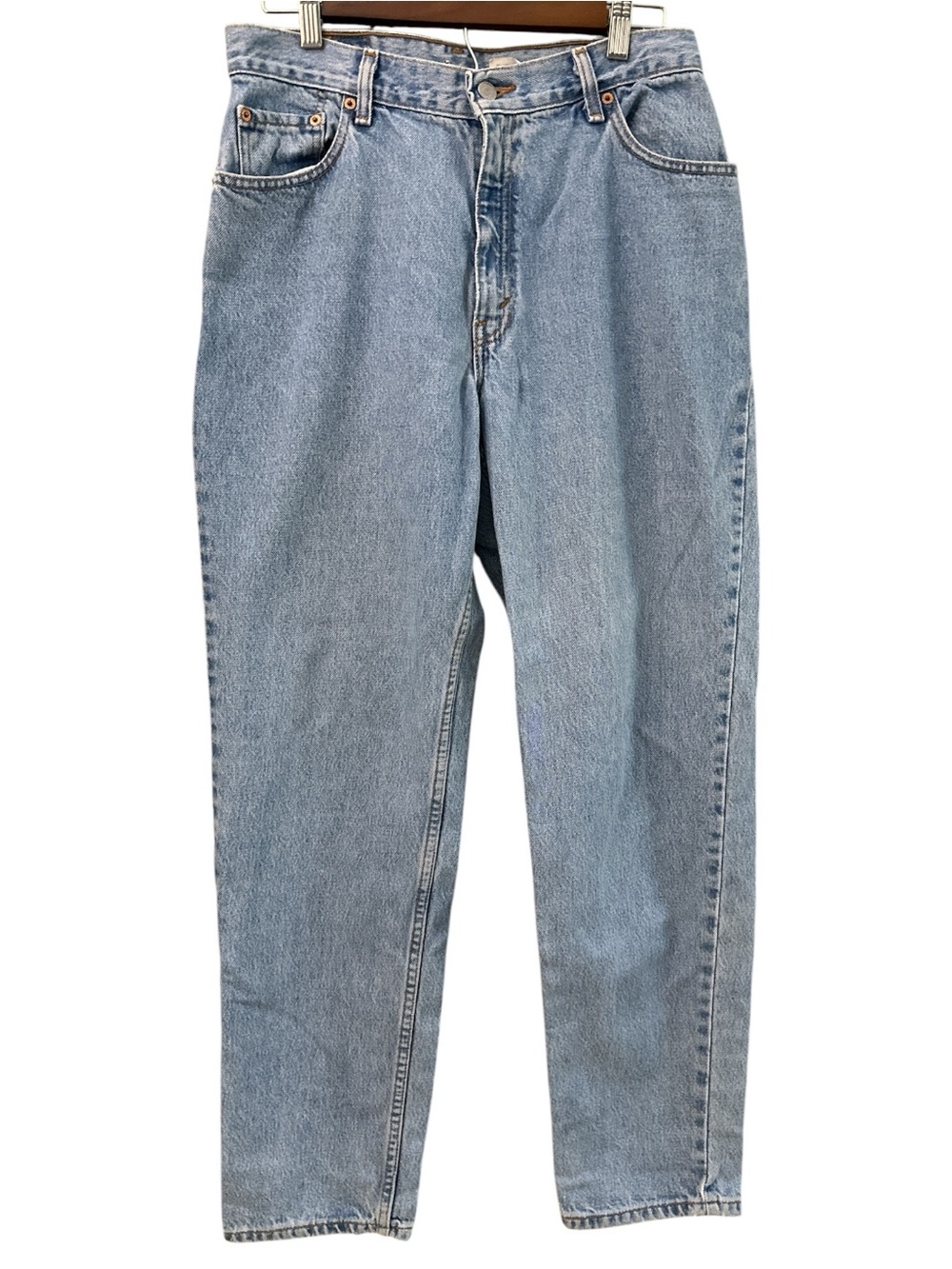 Vintage Levi's 550 Women's Light Blue Straight Leg Jeans 100% Cotton Size 12 M